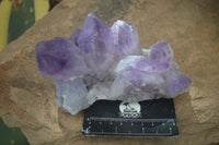 Natural Jacaranda Amethyst Clusters  x 2 From Mumbwa, Zambia - Toprock Gemstones and Minerals 