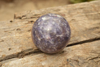 Polished Purple Lepidolite Mica Spheres  x 6 From Madagascar - TopRock