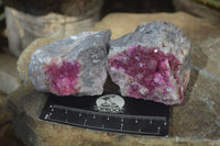 Natural Pink Salrose Cobaltion Dolomite Specimens  x 6 From Kakanda, Congo