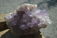 Natural Jacaranda Amethyst Cluster  x 1 From Zambia - Toprock Gemstones and Minerals 