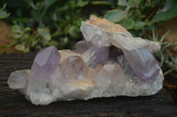 Natural Jacaranda Amethyst Clusters  x 2 From Mumbwa, Zambia - Toprock Gemstones and Minerals 