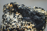 Natural Schorl Black Tourmaline & Smokey Quartz Specimens With Hyalite Opal x 2 From Erongo Mountains, Namibia - TopRock