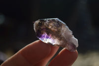 Natural Window Amethyst Crystal Specimens  x 12 From Chiredzi, Zimbabwe