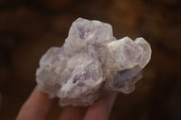 Natural Sugar Amethyst Clusters  x 4 From Solwezi, Zambia