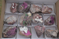 Natural Salrose Cobaltion Dolomite Specimens  x 12 From Kakanda, Congo - TopRock