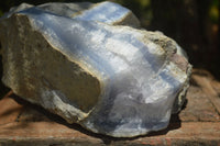 Natural XXL Blue Lace Agate Geode Specimen x 1 From Malawi - Toprock Gemstones and Minerals 