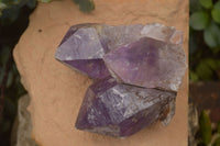 Natural Amethyst Crystal Clusters  x 3 From Zambia - TopRock