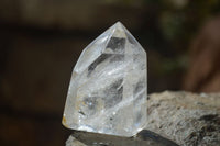 Polished Mixed Inclusion Quartz Points x 6 From Madagascar