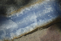 Natural XXL Blue Lace Agate Geode Specimen x 1 From Malawi - Toprock Gemstones and Minerals 