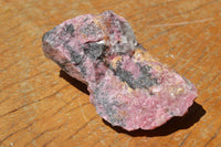 Natural Cobbed Rhodonite & Chromite Pieces x 9 From Rushinga, Zimbabwe - TopRock