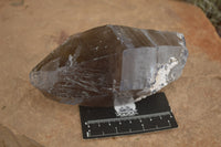 Natural Groovy Self Healed Smokey Quartz Cluster & Large Crystal  x 2 From Malawi - TopRock