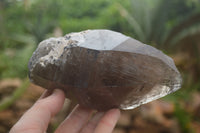 Natural Groovy Self Healed Smokey Quartz Cluster & Large Crystal  x 2 From Malawi - TopRock