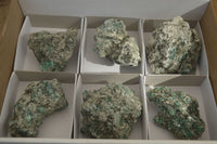 Natural Rare Emerald Mica In Matrix Cobbed Specimens x 6 From Mutoko, Zimbabwe