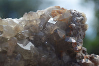 Natural Schorl Black Tourmaline & Smokey Quartz Specimens With Hyalite Opal x 2 From Erongo Mountains, Namibia - TopRock