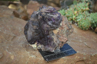 Natural Large Window Amethyst Brandberg Crystal Clusters x 2 From Brandberg, Namibia