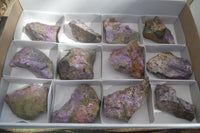 Natural Stichtite & Serpentine Cobbed Specimens  x 12 From Barberton, South Africa - Toprock Gemstones and Minerals 