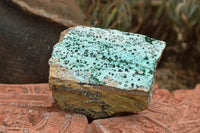 Natural Drusi Coated Chrysocolla With Malachite Specimens  x 3 From Kakanda, Congo - TopRock