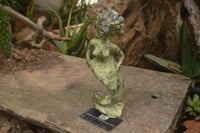 Polished Leopard Stone Mermaid Carving x 1 From Zimbabwe - TopRock