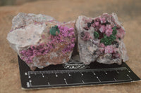 Natural Salrose Cobaltion Dolomite Specimens  x 12 From Kakanda, Congo - TopRock