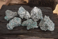 Natural Rare Emerald Mica In Matrix Cobbed Specimens x 6 From Mutoko, Zimbabwe