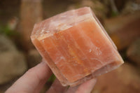 Natural New Sunset Orange Calcite Specimens  x 4 From Spitzkop, Namibia