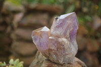 Natural Jacaranda Amethyst Crystal Clusters  x 4 From Zambia - TopRock