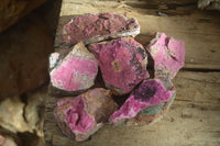 Natural Pink Salrose Cobaltion Dolomite Specimens x 6 From Kakanda, Congo