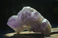 Natural Jacaranda Amethyst Clusters  x 2 From Mumbwa, Zambia - Toprock Gemstones and Minerals 