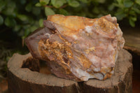 Natural Red Hematoid Phantom Quartz Specimens x 2 From Karoi, Zimbabwe