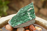 Natural Drusi Coated Chrysocolla With Malachite Specimens  x 3 From Kakanda, Congo - TopRock