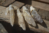 Natural Drusy Quartz Coated Calcite Crystals  x 20 From Alberts Mountain, Lesotho - Toprock Gemstones and Minerals 