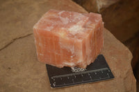 Natural New Sunset Orange Calcite Specimens  x 4 From Spitzkop, Namibia