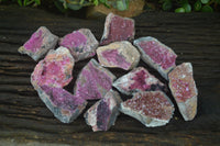 Natural Salrose Cobaltion Dolomite Specimens x 12 From Kakanda, Congo