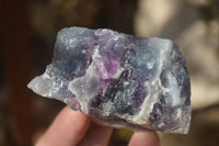 Natural Rough Watermelon Fluorite Cobbed Specimens x 12 From Uis, Namibia