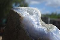 Natural XXL Blue Lace Agate Geode Specimen x 1 From Malawi - Toprock Gemstones and Minerals 