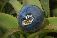 Polished Agate Spheres x 3 From Madagascar