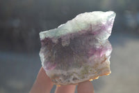 Natural Rough Watermelon Fluorite Cobbed Specimens x 12 From Uis, Namibia