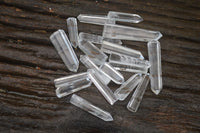 Polished Semi Optic Clear Quartz Jewellery Points x 35 From Madagascar