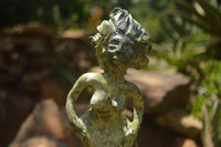 Polished Leopard Stone Mermaid Carving x 1 From Zimbabwe - TopRock