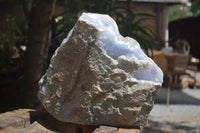 Natural XXL Blue Lace Agate Geode Specimen x 1 From Malawi - Toprock Gemstones and Minerals 