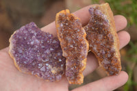 Natural Dark "Amethystos" Amethyst Clusters  x 18 From Kwaggafontein, South Africa - TopRock