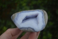 Polished Blue Lace Agate Free Forms  x 2 From Nsanje, Malawi - Toprock Gemstones and Minerals 