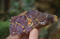 Natural Amethyst Crystal Plates x 12 From Mapatizya, Zambia