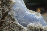 Natural XXL Blue Lace Agate Geode Specimen x 1 From Malawi - Toprock Gemstones and Minerals 