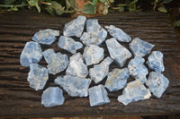 Natural New Sky Blue Calcite With Hematite Specimens  x 35 From Spitzkoppe, Namibia - Toprock Gemstones and Minerals 