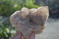 Natural Smokey Quartz Clusters x 4 From Luena, Congo