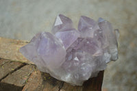 Natural Jacaranda Amethyst Clusters  x 3 From Mumbwa, Zambia - Toprock Gemstones and Minerals 