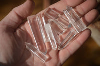 Polished Semi Optic Clear Quartz Jewellery Points x 35 From Madagascar