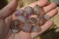 Natural Window Amethyst Crystals  x 70 From Chiredzi, Zimbabwe