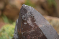 Natural Groovy Self Healed Smokey Quartz Cluster & Large Crystal  x 2 From Malawi - TopRock